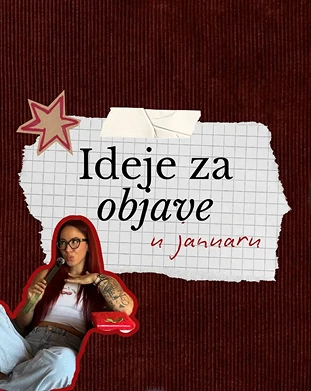 Ideje za Instagram objave u januaru - Crvena Ovca marketing